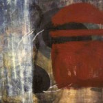 Menina vermella, Acril·lic i tècnica mixta / tela, 100x70cm, 1993